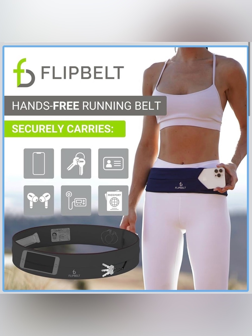 Flipbelt Hands Free Running Belt